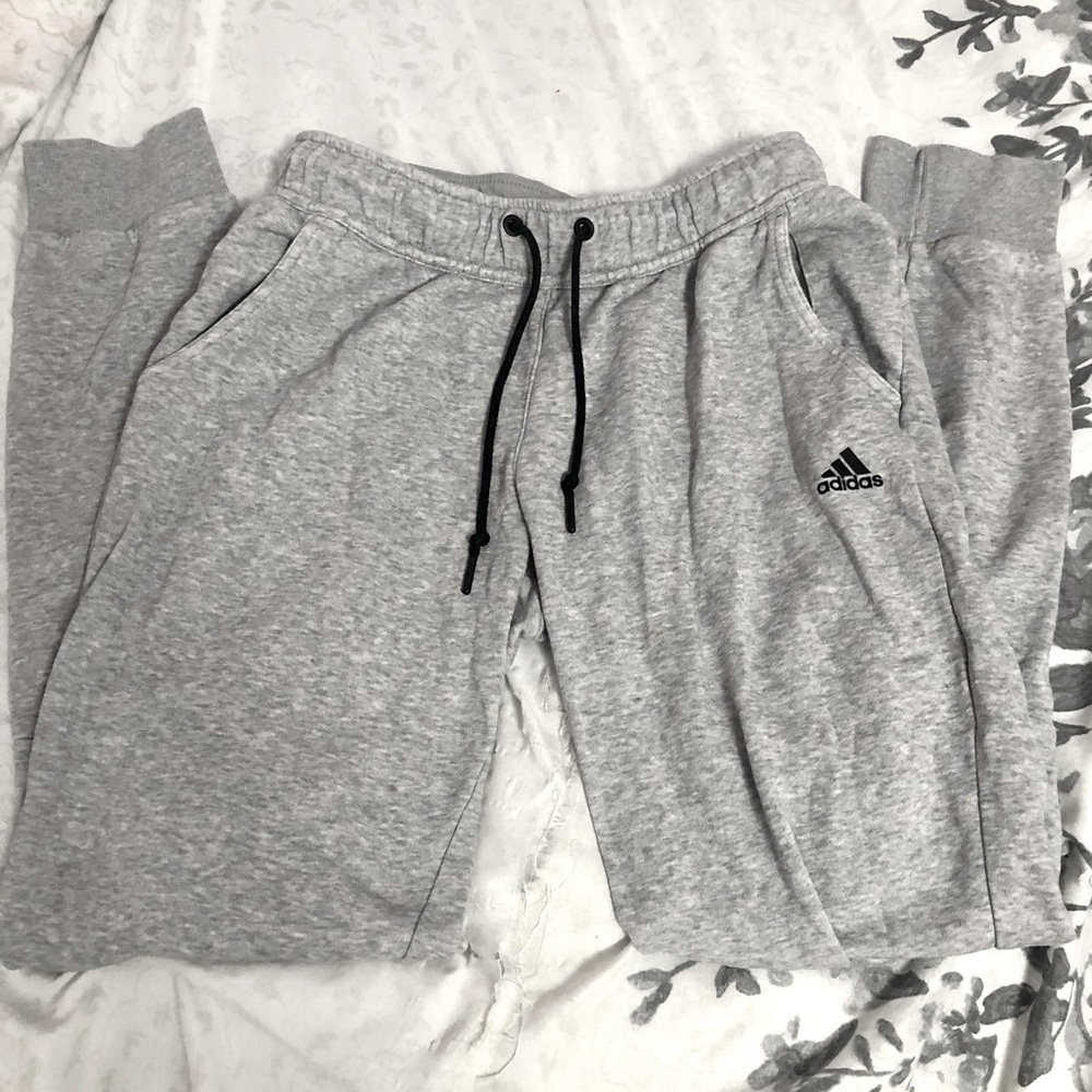 Adidas gray joggers